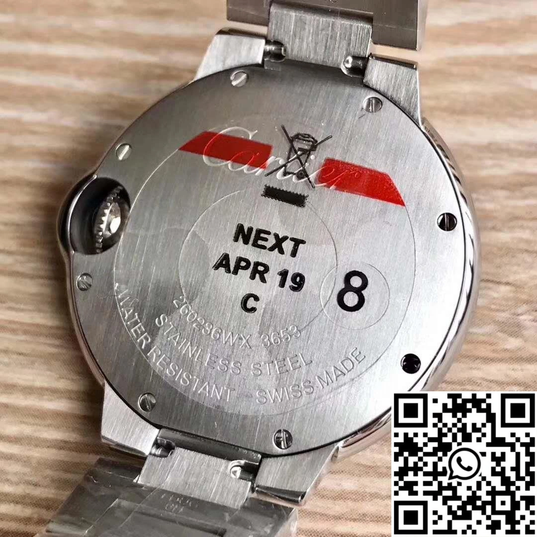 Ballon Bleu De Cartier W6920084 33MM V6 Factory Silver Dial Thermal 1388