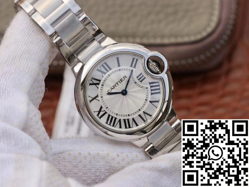 Ballon Bleu De Cartier W6920084 V6 Factory Silver Dial Efficient 1350