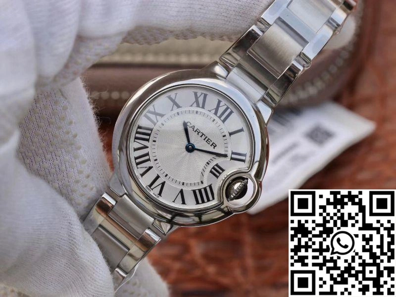 Ballon Bleu De Cartier W6920084 V6 Factory Silver Dial Efficient 1350