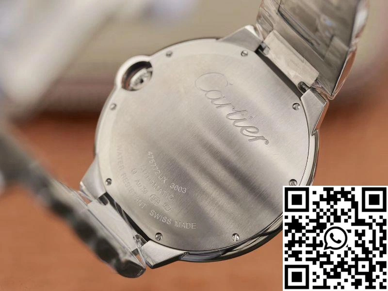 Ballon Bleu De Cartier WE9009Z3 42mm TW Factory Silver Diamond Dial Flexible 1329