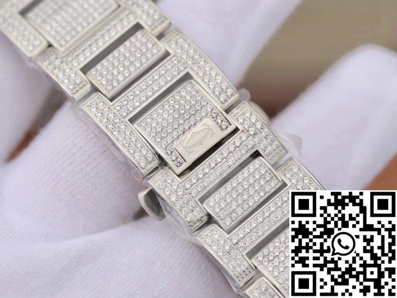 Ballon Bleu De Cartier WE9009Z3 42mm TW Factory Silver Diamond Dial Flexible 1329