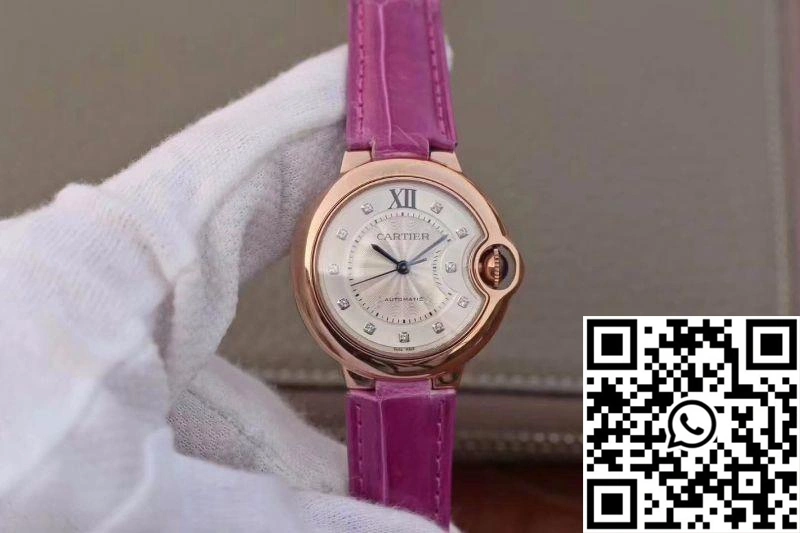 Fashionable Ballon Bleu De Cartier WE902040 V9 Factory Silver Textured Dial 1377