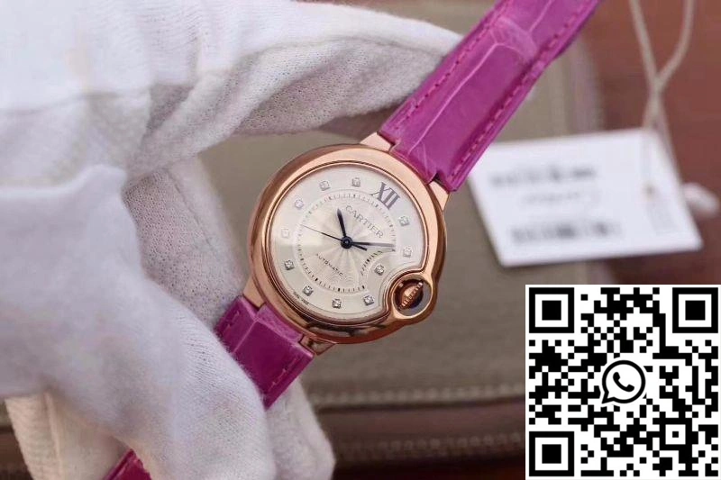 Fashionable Ballon Bleu De Cartier WE902040 V9 Factory Silver Textured Dial 1377