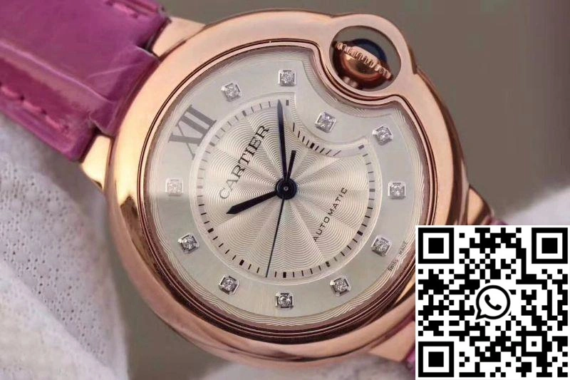 Fashionable Ballon Bleu De Cartier WE902040 V9 Factory Silver Textured Dial 1377
