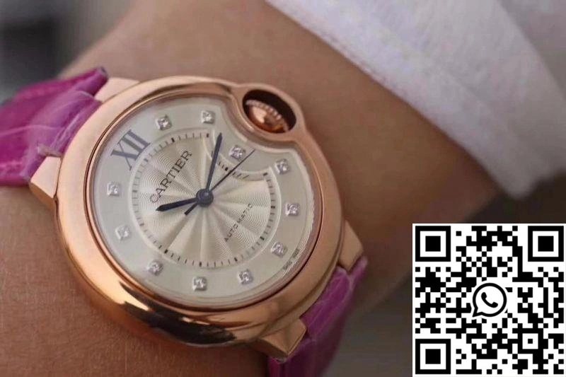 Fashionable Ballon Bleu De Cartier WE902040 V9 Factory Silver Textured Dial 1377