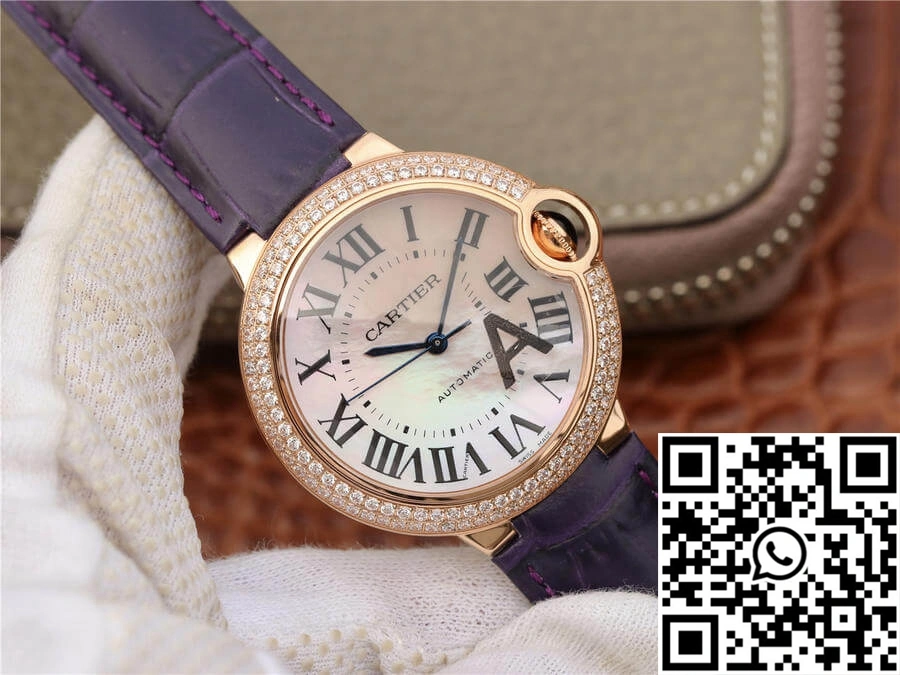 Ballon Bleu De Cartier WE902066 V6 Factory V4 Rose Gold Trendsetting 1365