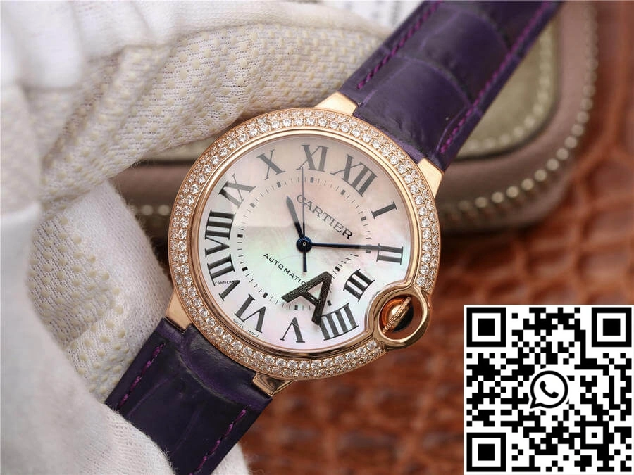 Ballon Bleu De Cartier WE902066 V6 Factory V4 Rose Gold Trendsetting 1365