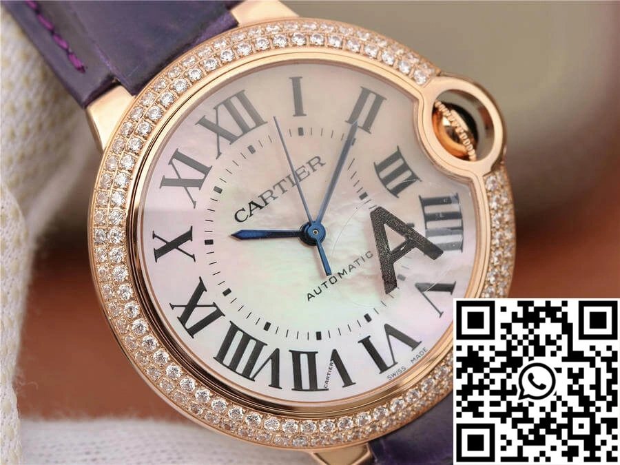 Ballon Bleu De Cartier WE902066 V6 Factory V4 Rose Gold Trendsetting 1365