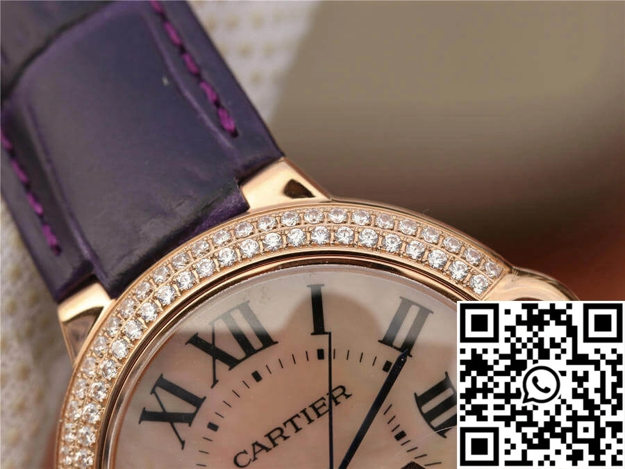 Ballon Bleu De Cartier WE902066 V6 Factory V4 Rose Gold Trendsetting 1365