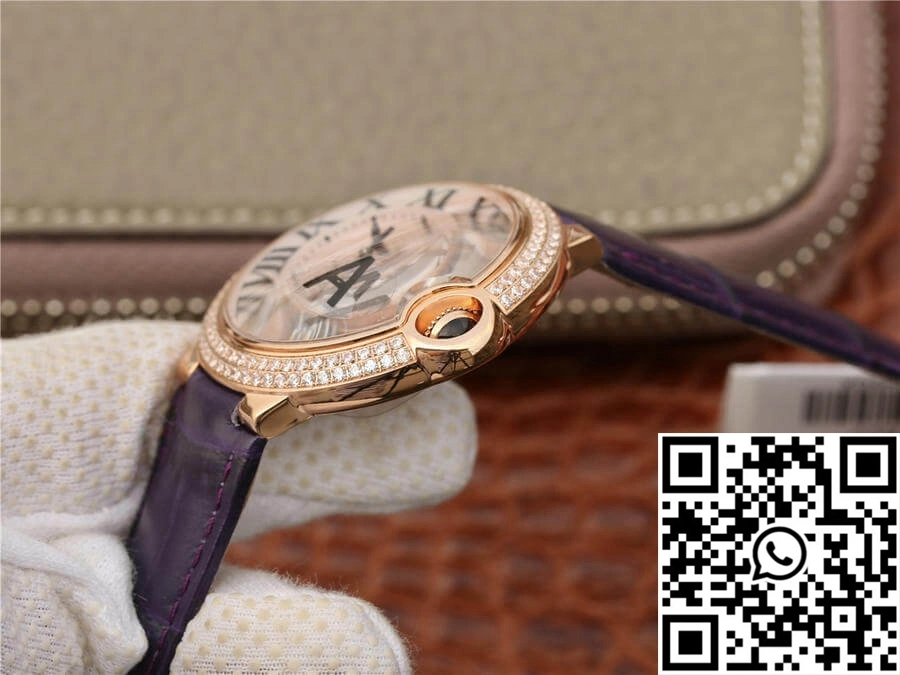 Ballon Bleu De Cartier WE902066 V6 Factory V4 Rose Gold Trendsetting 1365