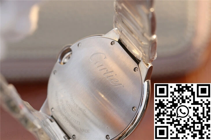 Ballon Bleu De Cartier WE902074 V6 Factory Diamond Silverr Dial WrinkleFree 1385