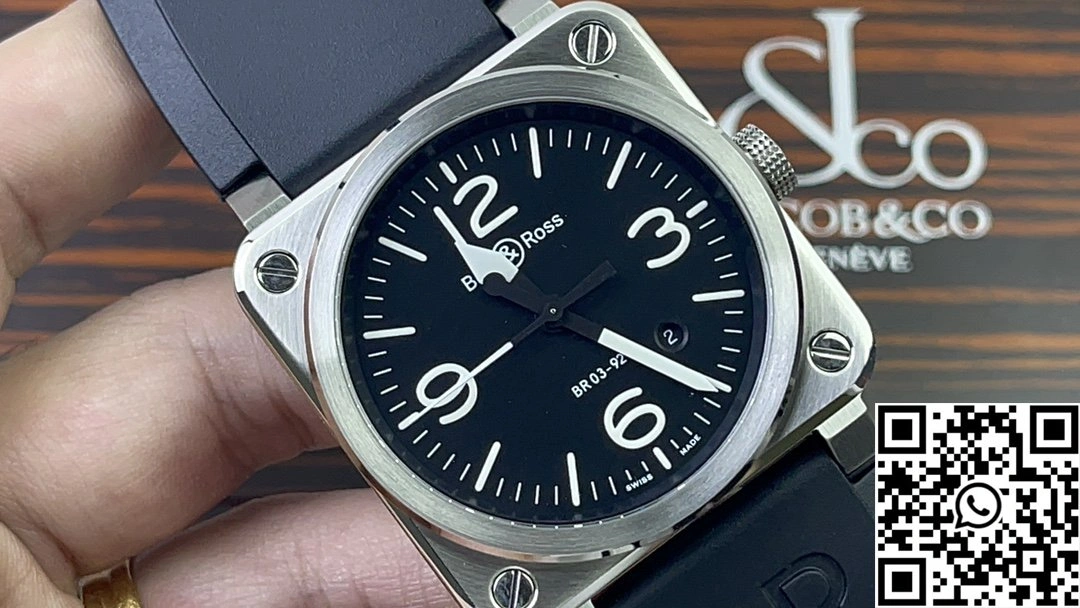 Bell Ross BR 03 BR Factory Black Dial FreshLook 1532