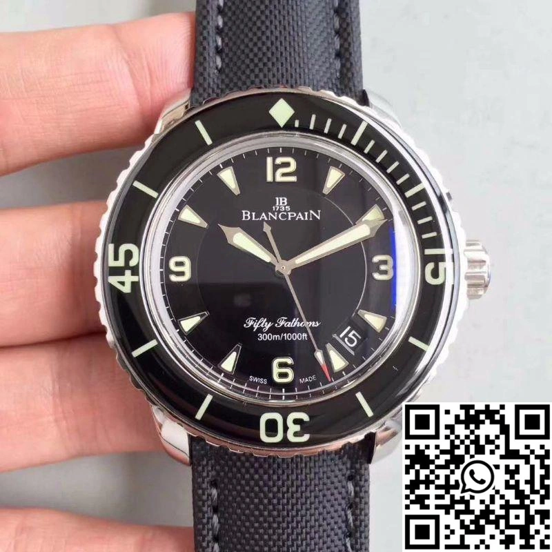 Thermal Blancpain Fifty Fathoms 5015-1130-52 ZF Factory Black Dial 1535