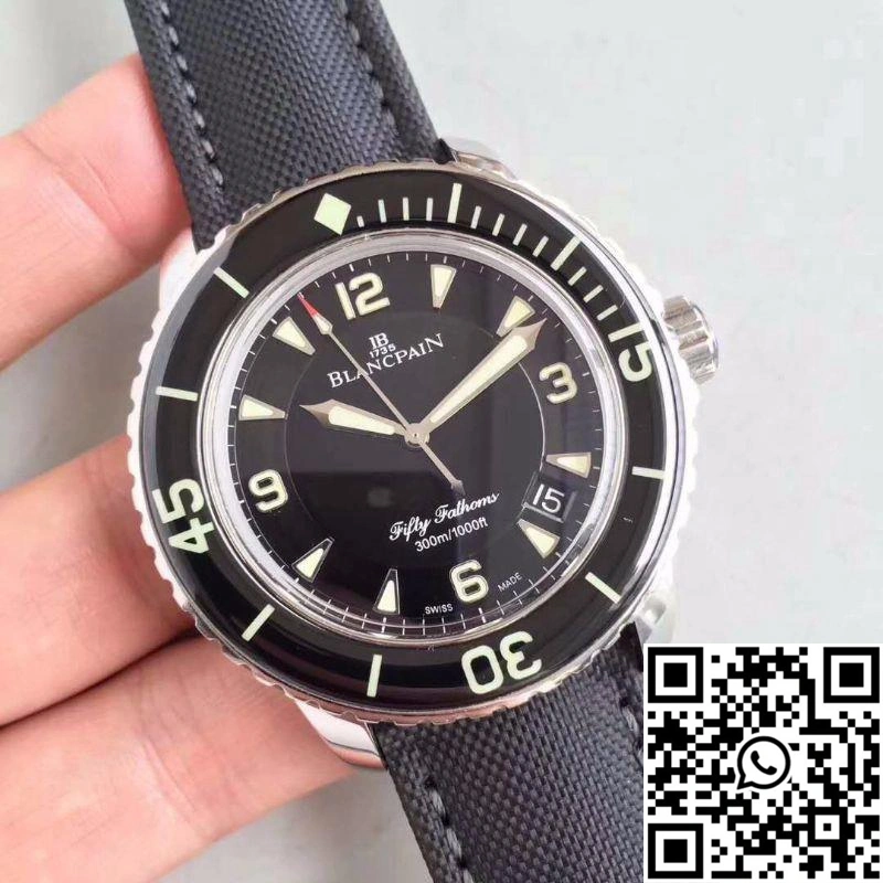 Thermal Blancpain Fifty Fathoms 5015-1130-52 ZF Factory Black Dial 1535