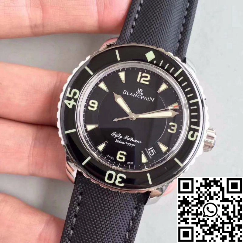 Thermal Blancpain Fifty Fathoms 5015-1130-52 ZF Factory Black Dial 1535