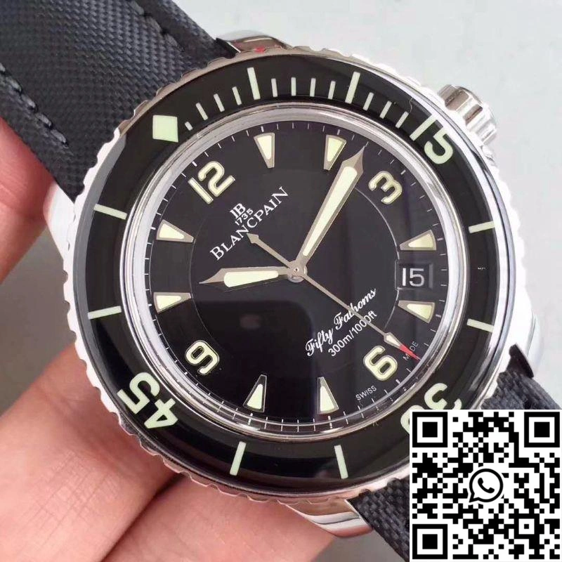 Thermal Blancpain Fifty Fathoms 5015-1130-52 ZF Factory Black Dial 1535