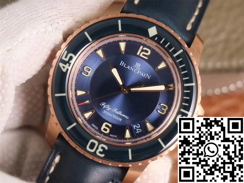 DailyWear Blancpain Fifty Fathoms 5015-3603C-63B ZF Factory Blue Dial 1541