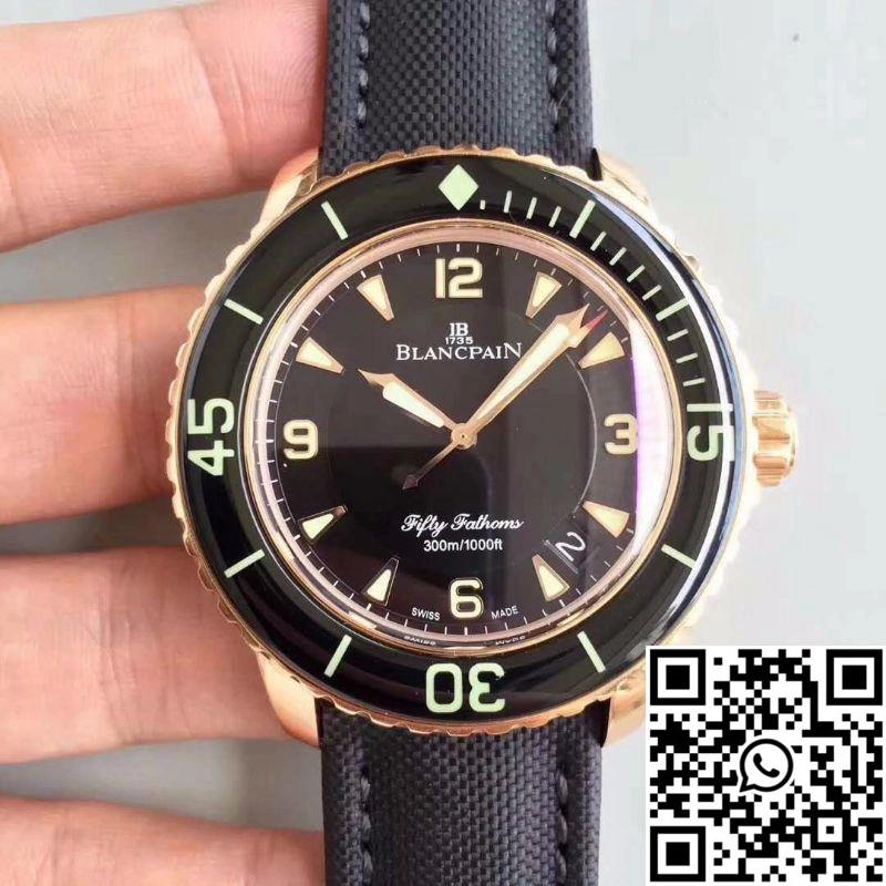 Blancpain Fifty Fathoms 5015-3630-52 ZF Factory Black Dial EyeCatching 1533