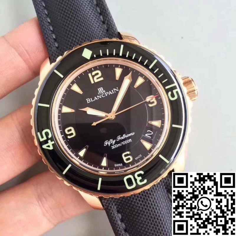 Blancpain Fifty Fathoms 5015-3630-52 ZF Factory Black Dial EyeCatching 1533