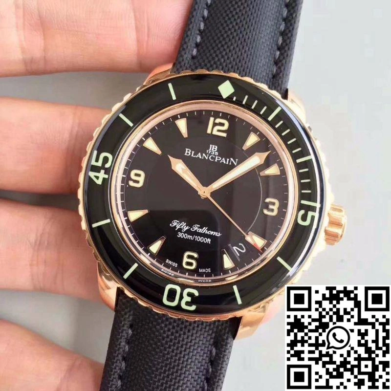 Blancpain Fifty Fathoms 5015-3630-52 ZF Factory Black Dial EyeCatching 1533