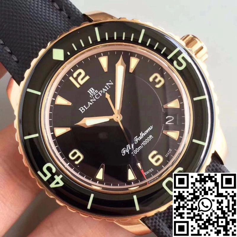 Blancpain Fifty Fathoms 5015-3630-52 ZF Factory Black Dial EyeCatching 1533