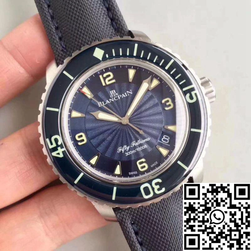 Effortless Blancpain Fifty Fathoms 5015D-1140-52B ZF Factory Blue Dial 1547