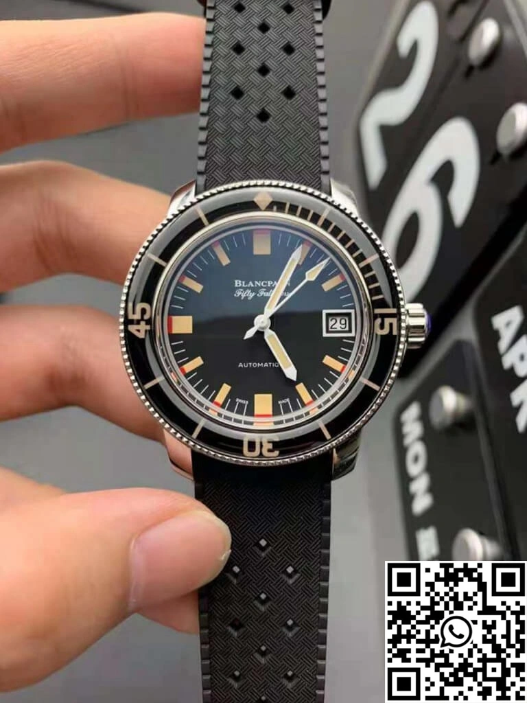 GoodFit Blancpain Fifty Fathoms Barakuda 5008B 1130 B52A ZF Factory Black Dial 1539