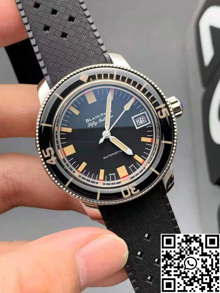 GoodFit Blancpain Fifty Fathoms Barakuda 5008B 1130 B52A ZF Factory Black Dial 1539