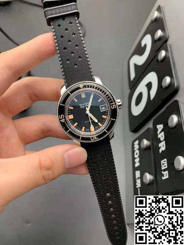 GoodFit Blancpain Fifty Fathoms Barakuda 5008B 1130 B52A ZF Factory Black Dial 1539