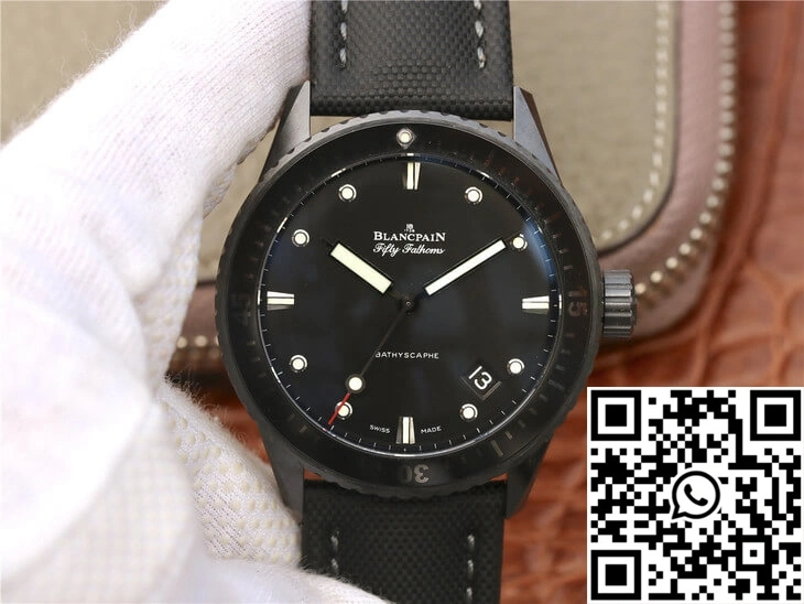 Blancpain Fifty Fathoms Bathyscaphe 5000-0130-B52-B GF Factory Black Ceramic WaterResistant 1534