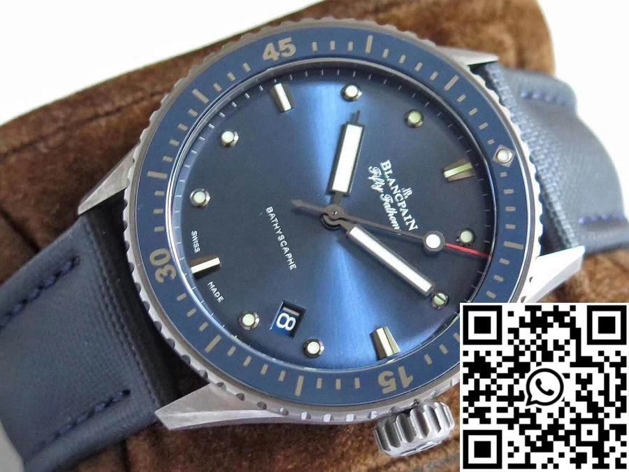 Blancpain Fifty Fathoms Bathyscaphe 5000-0240-O52A ZF Factory Blue Dial Fashionable 1546