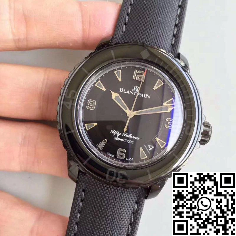 Blancpain Fifty Fathoms Dark Knight 5015-11C30-52A ZF Factory Black Dial Functional 1536