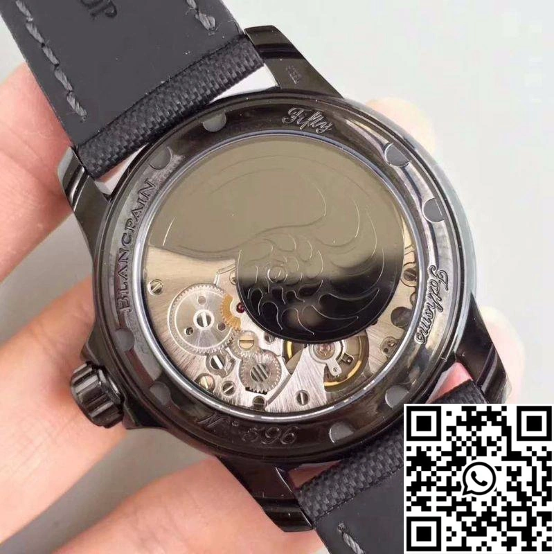 Blancpain Fifty Fathoms Dark Knight 5015-11C30-52A ZF Factory Black Dial Functional 1536