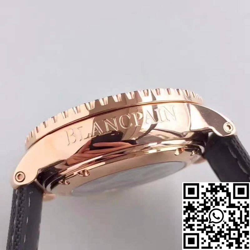 Blancpain Fifty Fathoms Tourbillon 5025-3630-52A Rose Gold Black Dial Neat 1545