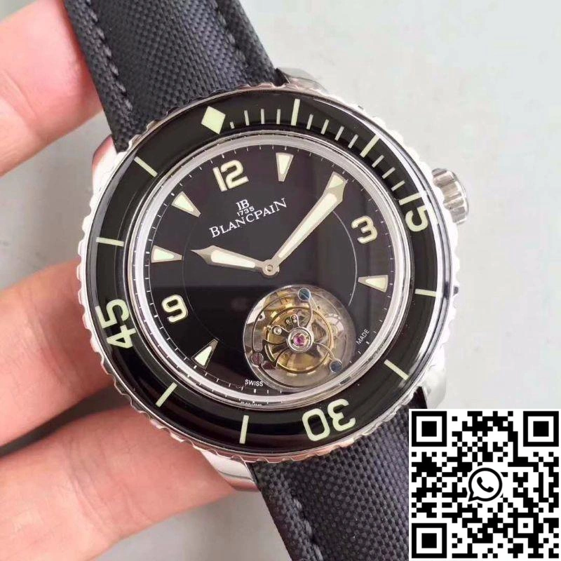 Blancpain Fifty Fathoms Tourbillon JB Factory Black Dial WeatherProof 1538