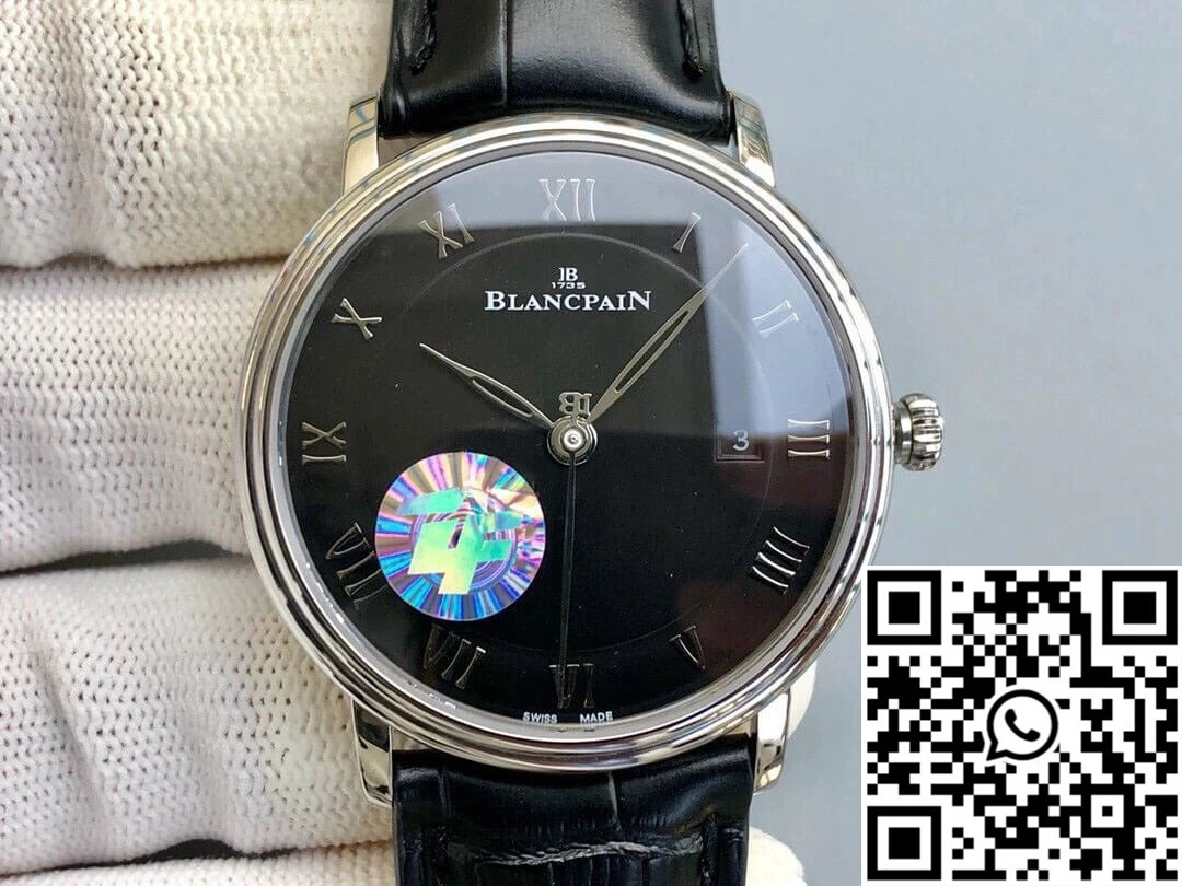 RelaxedFit Blancpain Villeret 6551-1127-55B ZF Factory Black Dial 1551