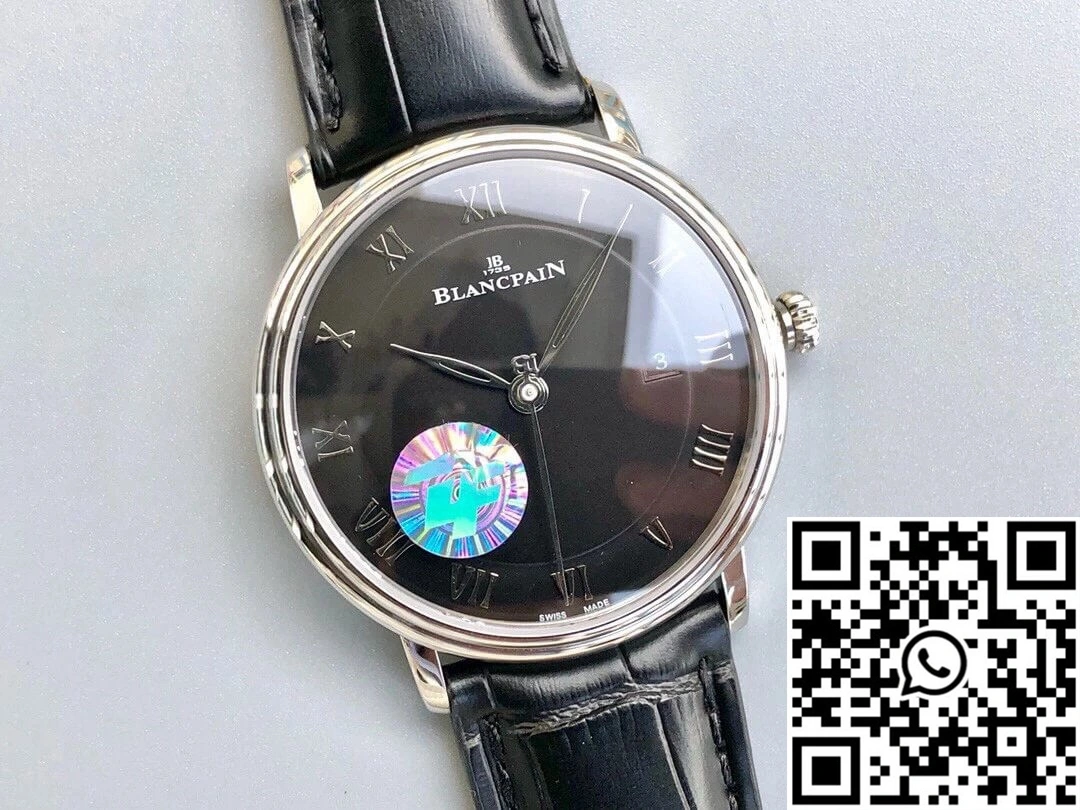 RelaxedFit Blancpain Villeret 6551-1127-55B ZF Factory Black Dial 1551