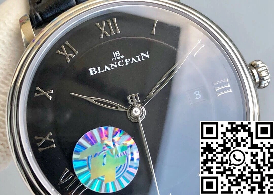 RelaxedFit Blancpain Villeret 6551-1127-55B ZF Factory Black Dial 1551