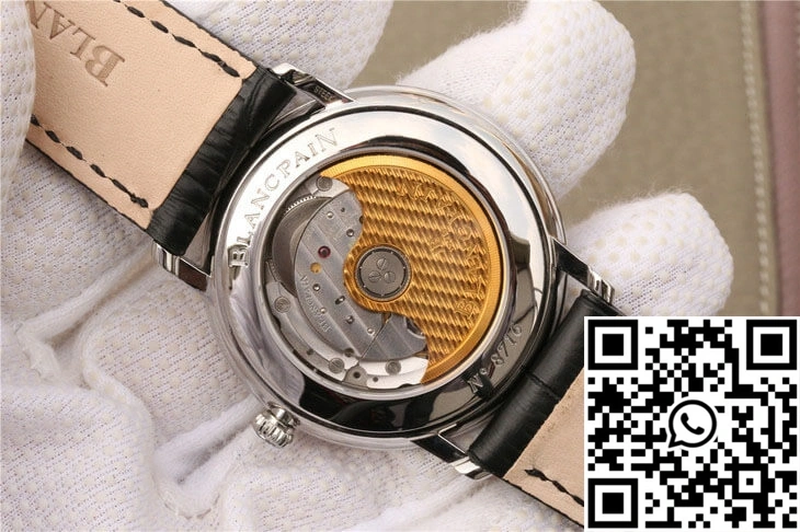Bright Blancpain Villeret 6651-1127-55B ZF Factory White Dial 1555