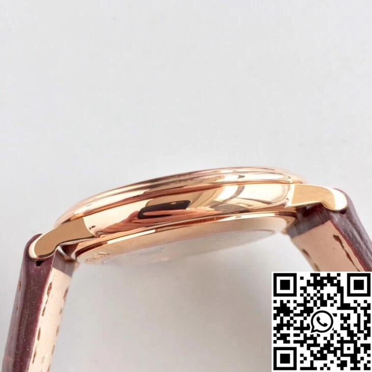 Effortless Blancpain Villeret 6651-3642-55B ZF Factory Rose Gold White Dial 1556