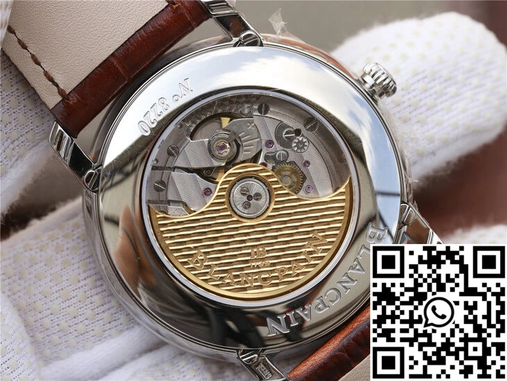 QuickDry Blancpain Villeret 6654-1113-55B OM Factory V2 Grey Dial 1560