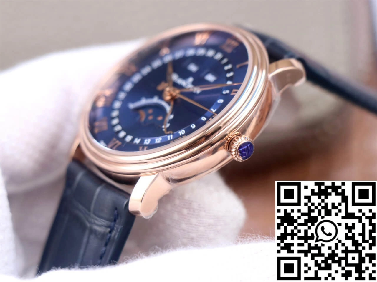 Blancpain Villeret 6654-3640-55 OM Factory V3 Blue Dial OdorResistant 1554