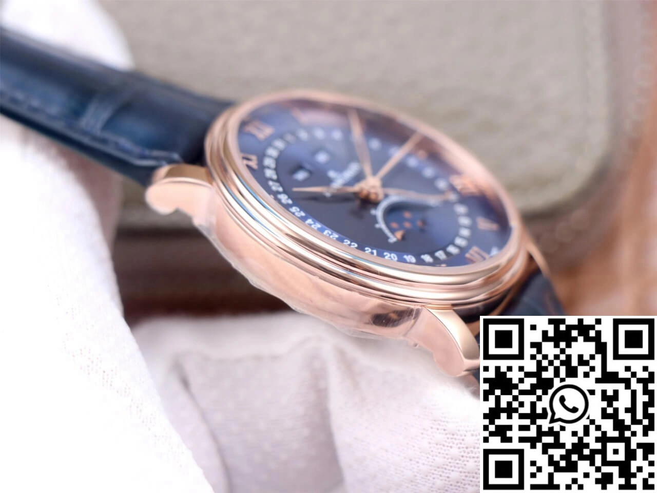 Blancpain Villeret 6654-3640-55 OM Factory V3 Blue Dial OdorResistant 1554