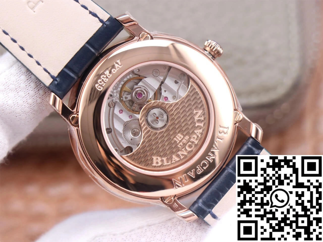 Blancpain Villeret 6654-3640-55 OM Factory V3 Blue Dial OdorResistant 1554