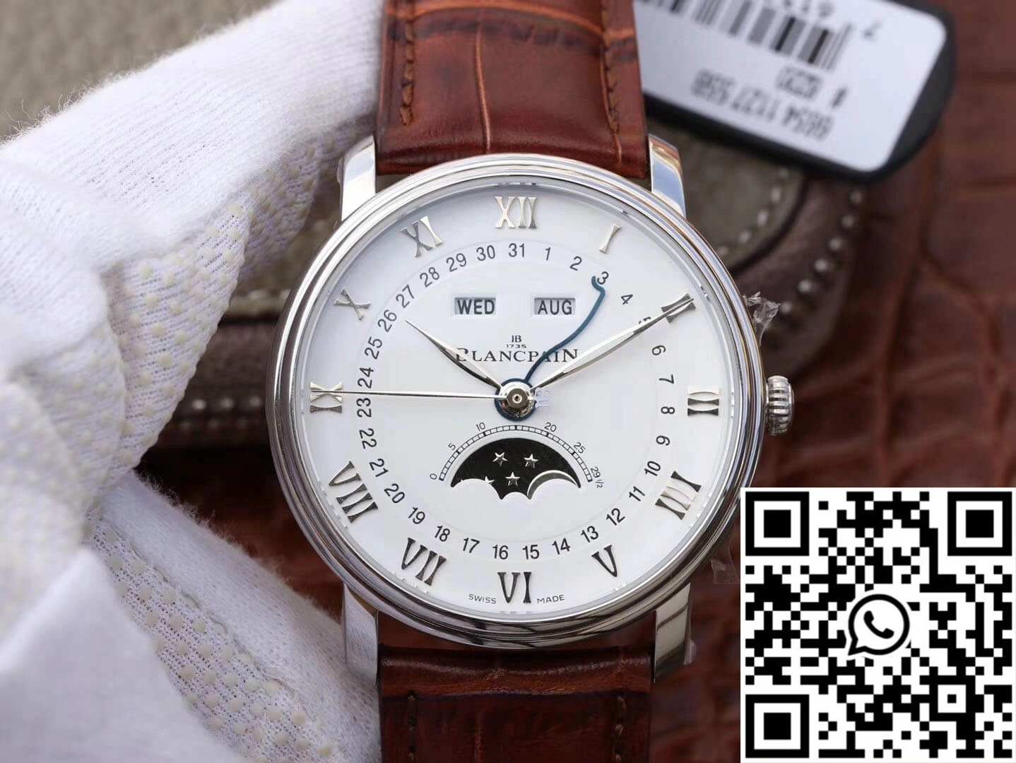 Bright Blancpain Villeret 6654 OM Factory V2 White Dial 1561