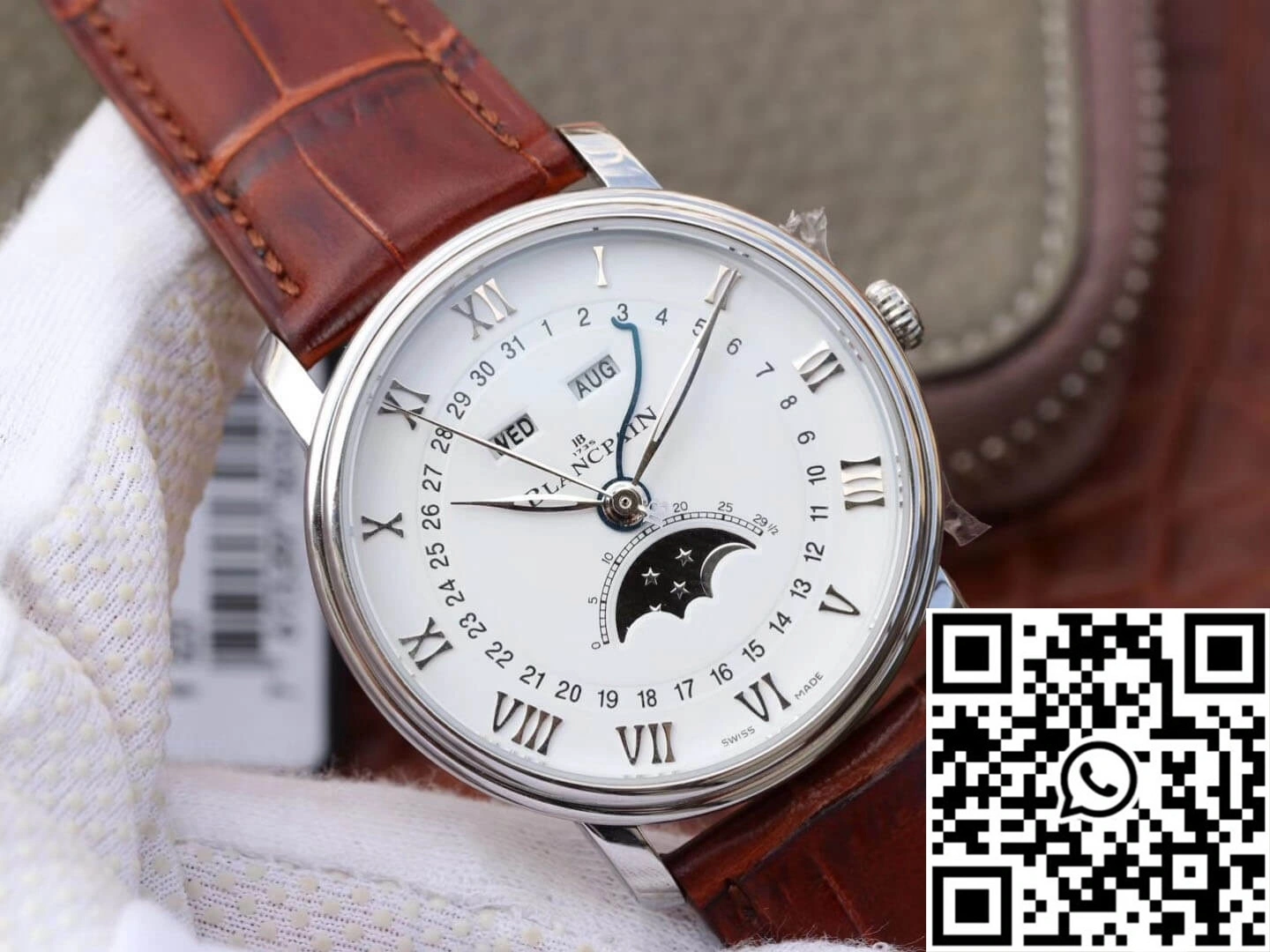 Bright Blancpain Villeret 6654 OM Factory V2 White Dial 1561