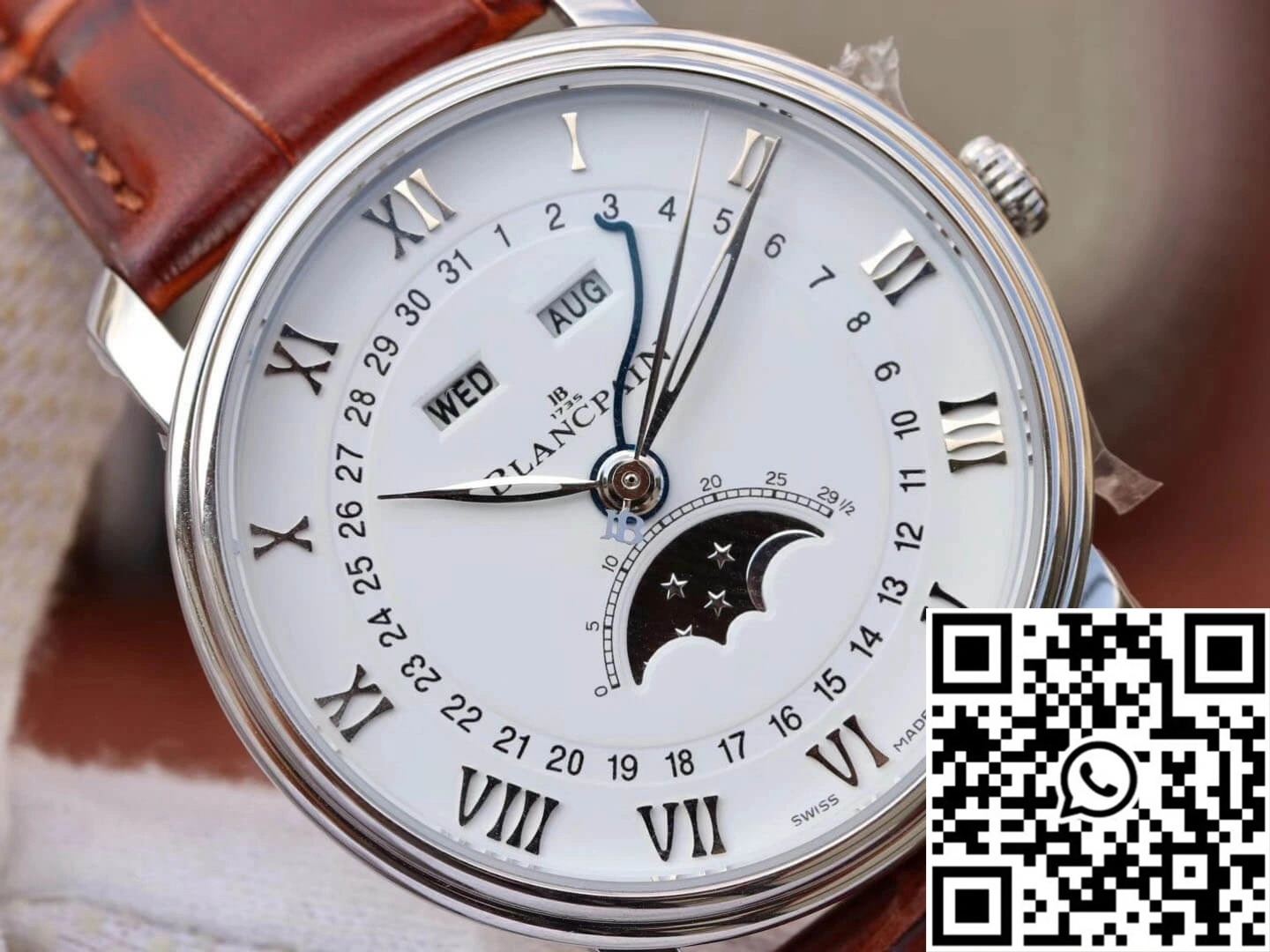 Bright Blancpain Villeret 6654 OM Factory V2 White Dial 1561