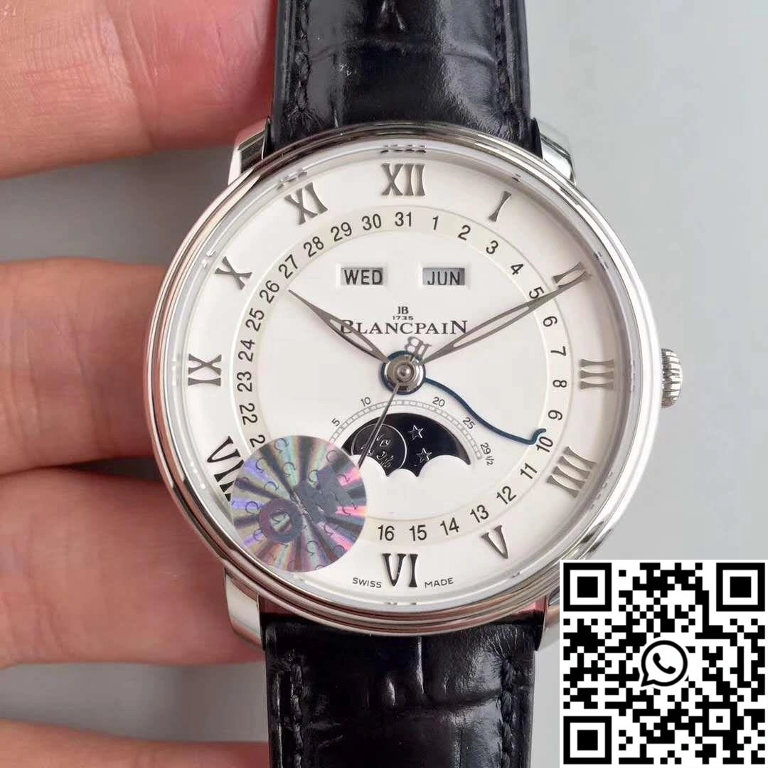 Blancpain Villeret 6654A-1127-55B OM Factory V2 White Dial FastDry 1569