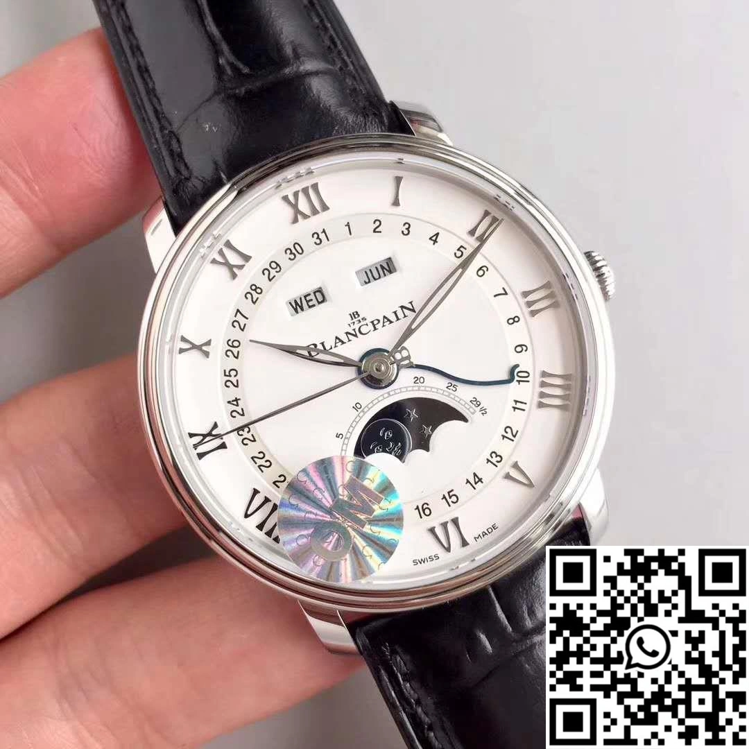 Blancpain Villeret 6654A-1127-55B OM Factory V2 White Dial FastDry 1569