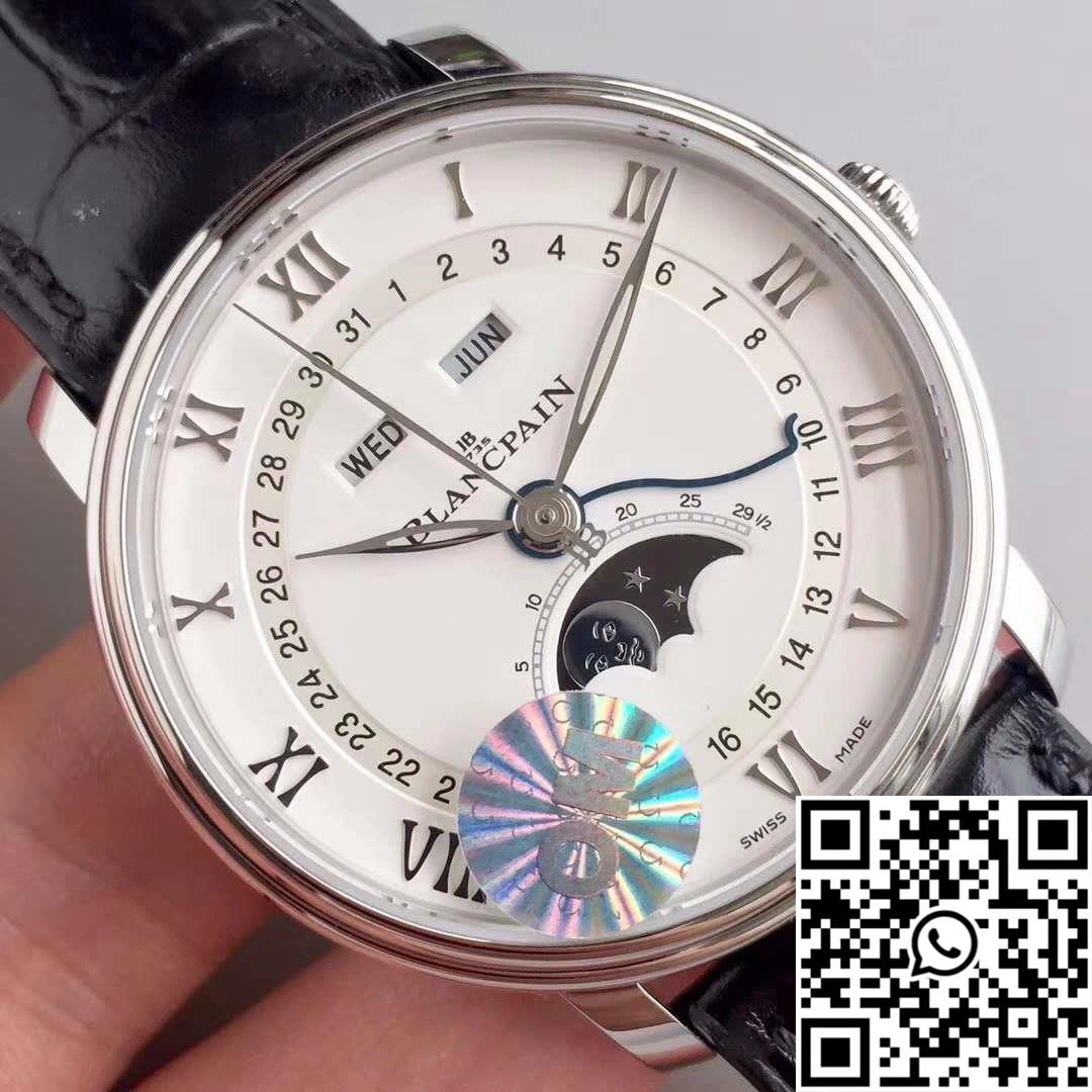 Blancpain Villeret 6654A-1127-55B OM Factory V2 White Dial FastDry 1569